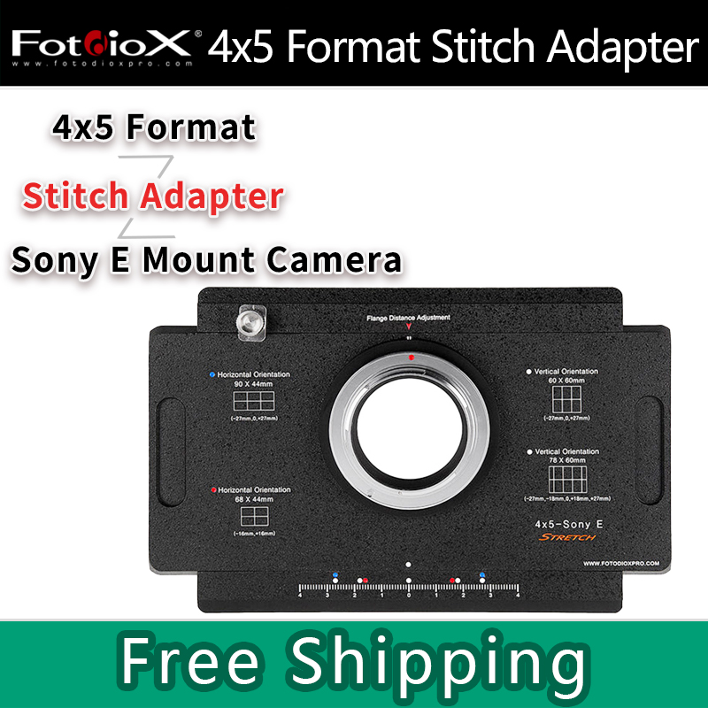 Sony Camera A7 Iv - Fotodiox 4x5 placa adaptadora de emenda/ponto