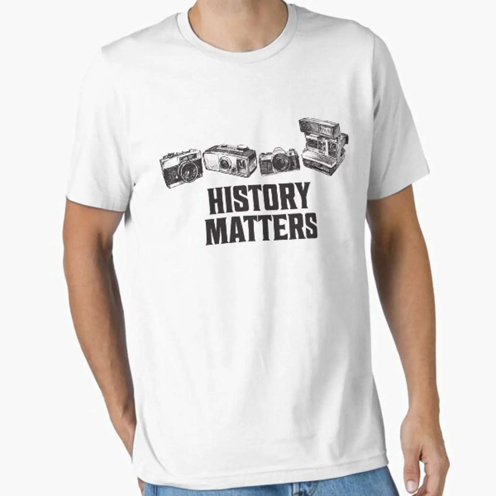 Photography Quotes - Camiseta com citações sobre a história