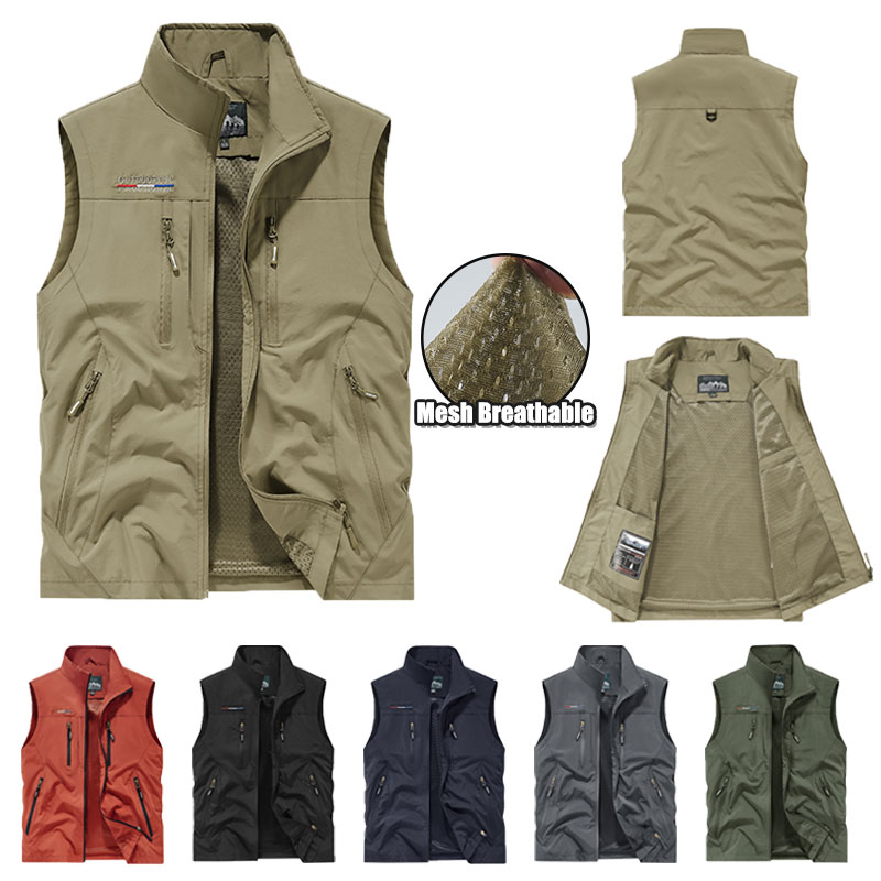 Photography Jacket - Colete de fotografia masculino, roupa de