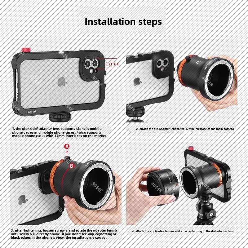 Adaptador DSLR de telefone pro - Photography Depth Of Field avaliação e preço