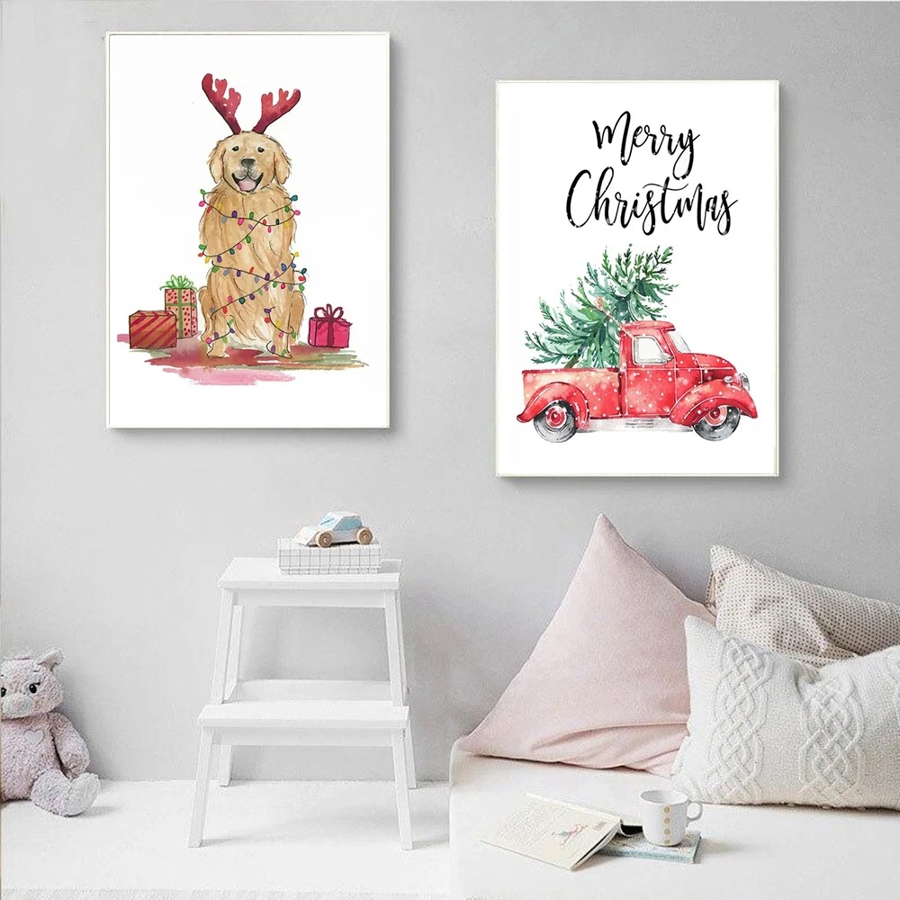 Desenhos animados natal feriad - Photography Art avaliação e preço